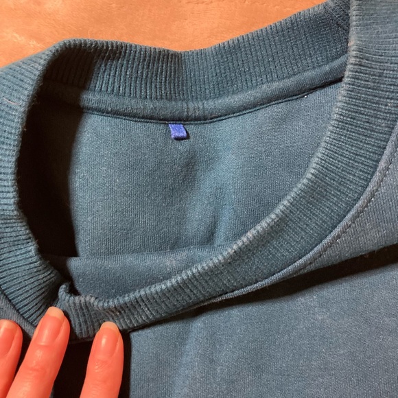 Ader Error Blue Stitched Logo Crewneck - Picture 4 of 14